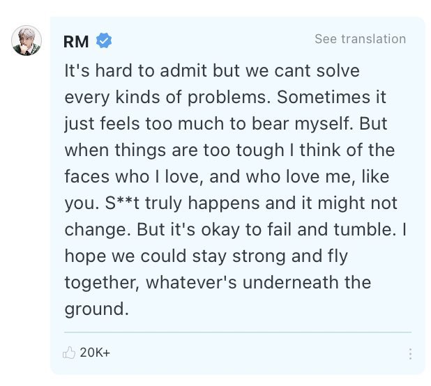 some of the times the members have comforted us on weverse <3