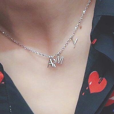 Jimin’s army necklace