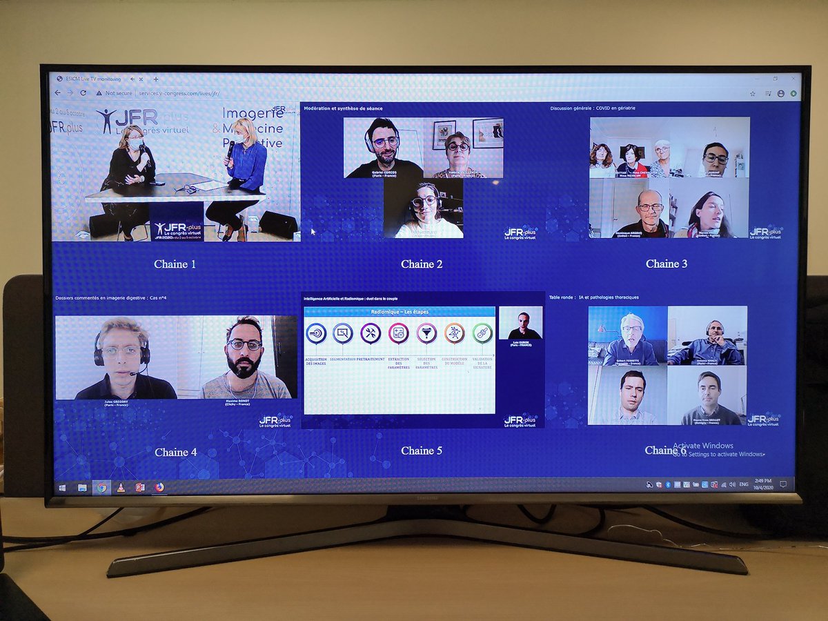 cyim_congress's tweet image. Avec 6 chaînes live depuis vendredi, les #JFR2020 battent leur plein chez CYIM!