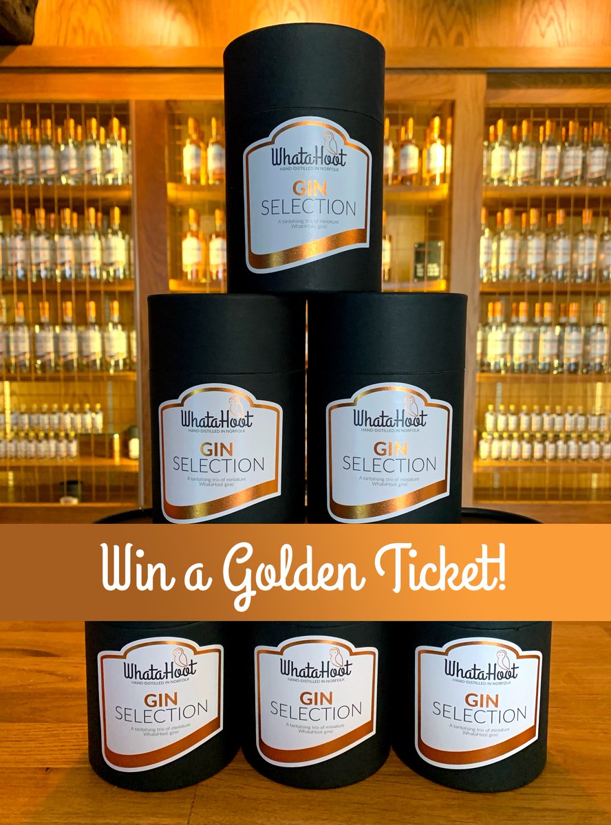 🎉 To celebrate the launch of our new Gin Selection Gift Box in just 3 of our new gift boxes you may find a GOLDEN TICKET that will give you &amp; one other a WhataHoot prize like no other!! 

Will you find a golden ticket?
whatahoot.co.uk/collections/gi…