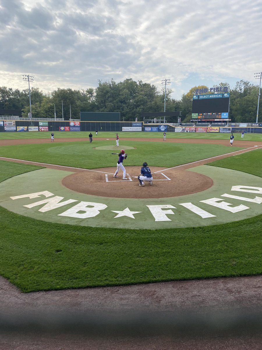 DCGirlsBaseball's tweet photo. Hey @HbgSenators, #FNBField looking good today! https://t.co/824ZBBW7Xb