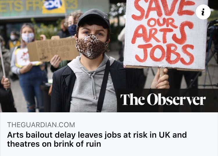 pgoldsmith1's tweet photo. @OliverDowden Really @OliverDowden and there was us thinking it was delayed, leading to theatres to even more problems.
And don’t even get me started on how you’ve completely forgotten freelancers in the Arts & Live events industry.
#creativeperformanceprotest
#freelancersmaketheatrework https://t.co/bKGuRwZMjm
