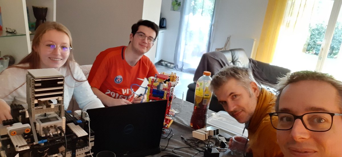 C'est la reprise,  séance de travail des têtes briquées  #TDR2020