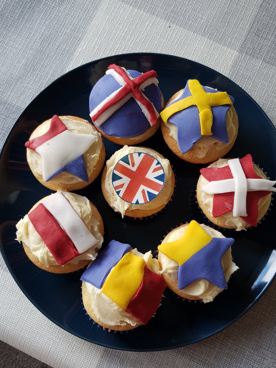 ruth_dewar's tweet photo. @LHSLanguages @mcdevitt_n @S1LHSYT Evan with his European cupcakes for the European Bake Off #greateuropeanbakeoff https://t.co/moJ2J8P9Le
