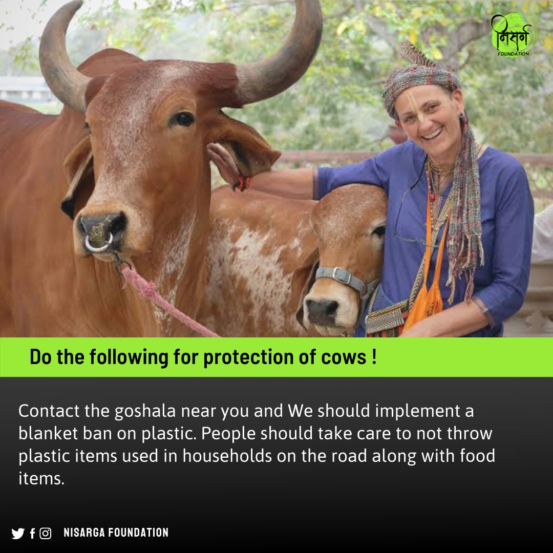 NisargaFdn's tweet photo. #WorldAnimalDay
Plastic waste kills cows #StopPlasticPollution #Savecows #Greenpromise @worldanimalday @narendramodi @myogiadityanath @AgriGoI @WWFINDIA https://t.co/AvGjfU9w56
