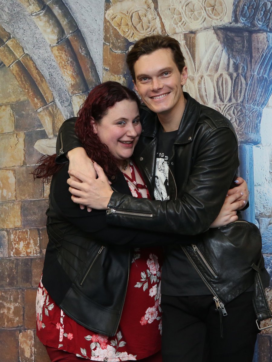 let’s share this and make it all about  @LukeBaines! he gets his own space just because i love this man. i love his passion and all his acting being so surreal. i told him so much that day and we even matched for our picture.