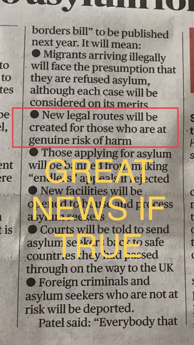 Asylum-seekers need safe routes. But can we believe politicians who deliberately delay allowing child refugees to travel to be with family in U.K.? 4/