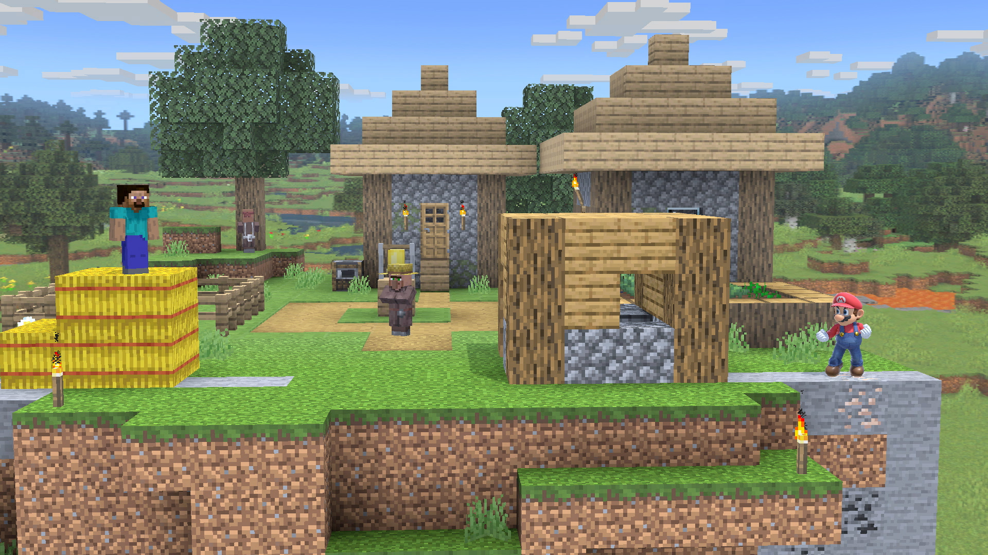 Nintendo Of Europe No Twitter There Are Six Different Biomes To See On The Minecraft World Stage Here Are Some Of Them Mine Different Parts Of The Stage To Get Materials To