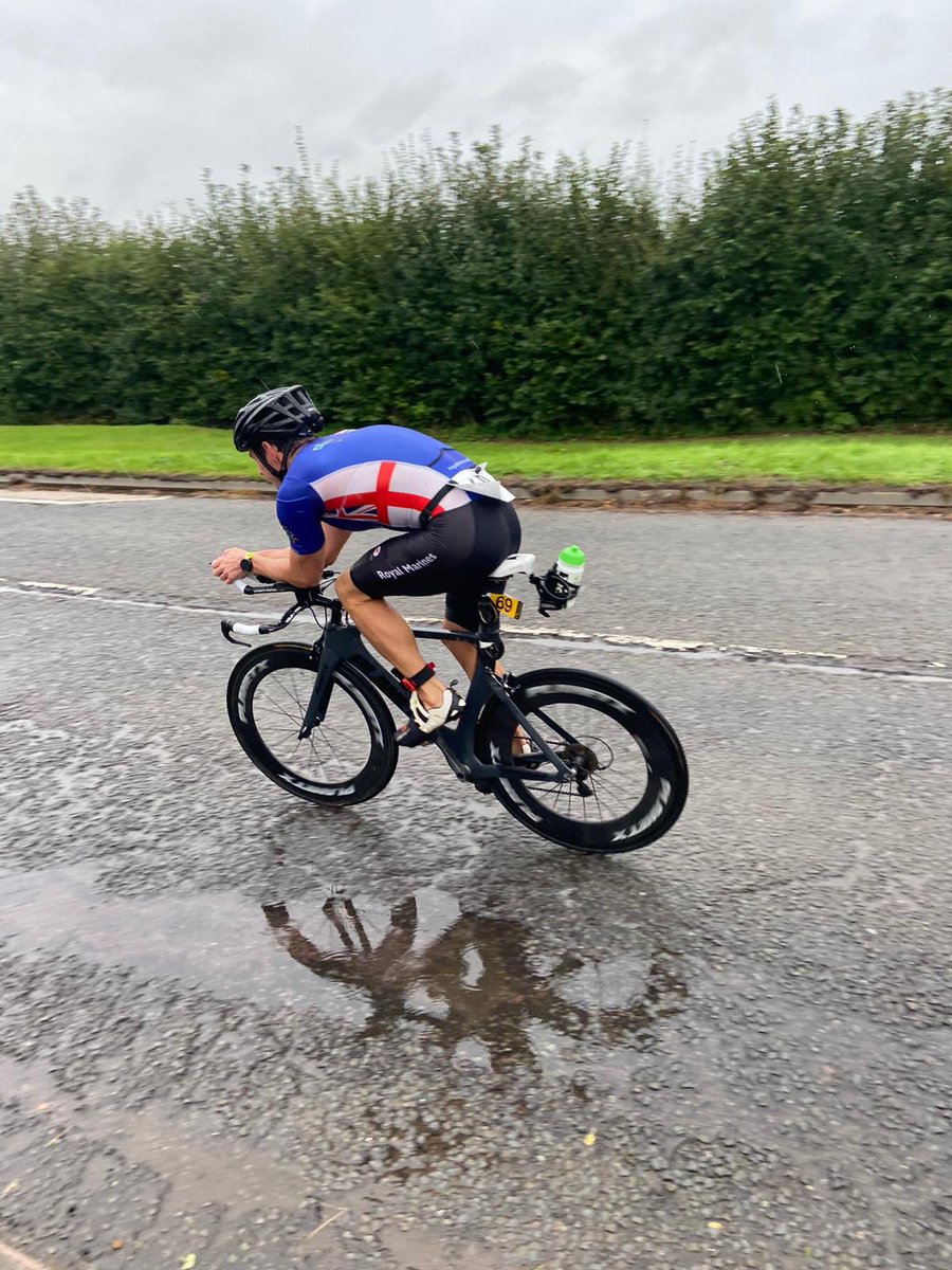 Cold but fun racing today’s <a href="/Trimaxevents/">Trimaxevents</a> last tri 👌🏻#RoyalNavy