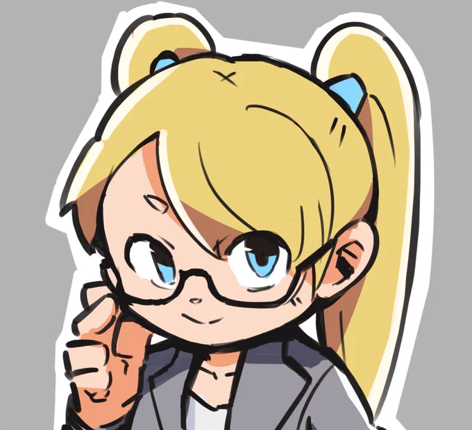 大遅刻ですが眼鏡の日で知的ミカ。
Intellectual Mika 