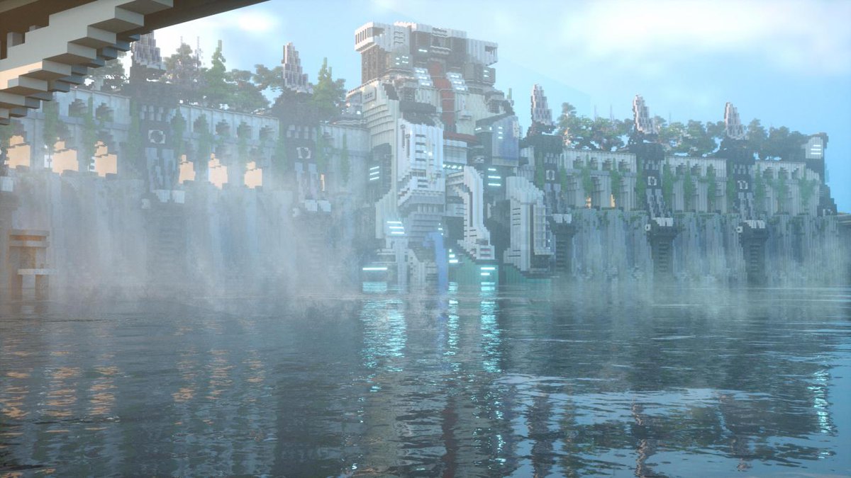 futuristic city карта майнкрафт