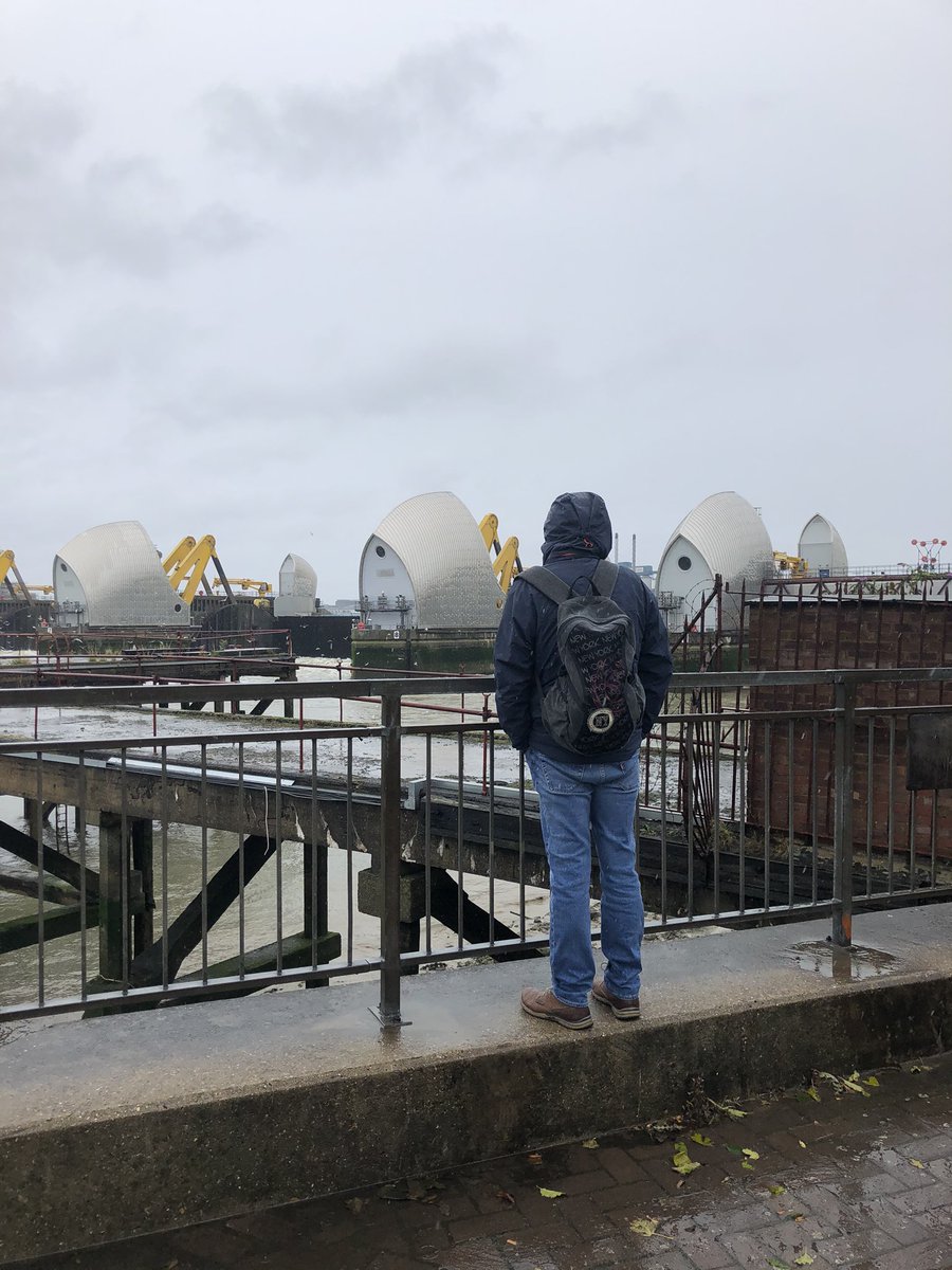 It’s our anniversary this week so we went to watch the floodgates open. Literally. #ThamesBarrier