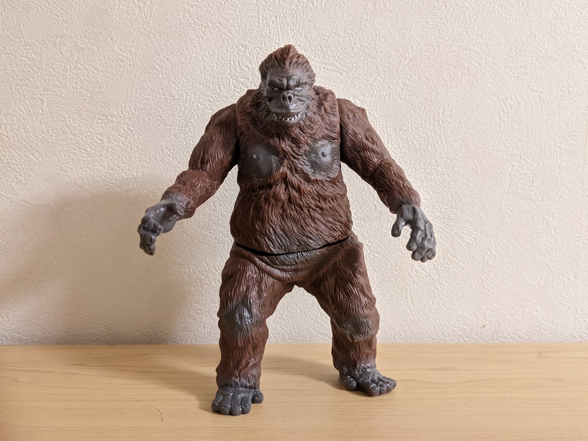 当時物】無版権 パチ 怪獣 キングコング ソフビ 13cm