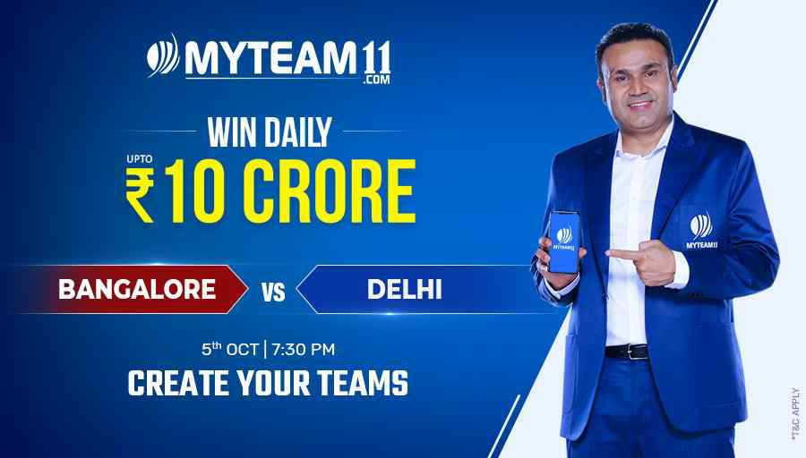 kaka_thefire's tweet photo. I am looking at Big WINNINGS this Indian T20 season. Create your teams on https://t.co/vGLveLHKcf &amp; join me for Bangalore vs Delhi to Win Big. #IndiaKiApniFantasyApp #MyTeam11 https://t.co/XjhC7foZko