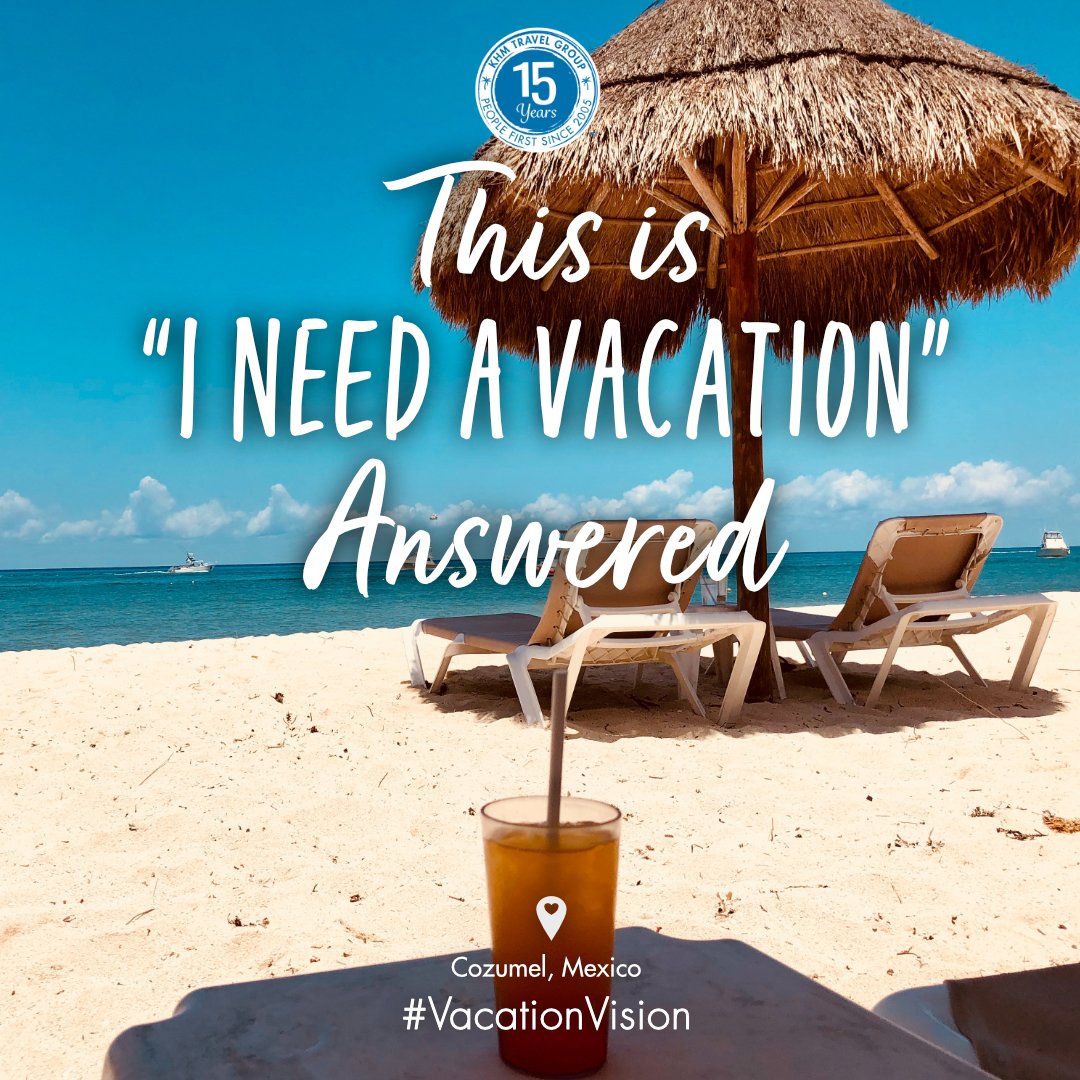 KHMTravel's tweet photo. A 2021 vacation is the answer to getting through 2020. Plan yours with your #TravelAgent! 😎 #VacationVision https://t.co/sJKiAi1T5a