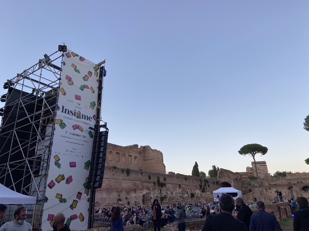 Beautiful outdoor space at #palatino #Roma for <a href="/InsiemeFestival/">Insieme Festival 2020</a> this evening <a href="/BritishCouncil/">British Council</a> <a href="/UKinItaly/">UK in Italy 🇬🇧🇮🇹</a> #UKIT2020