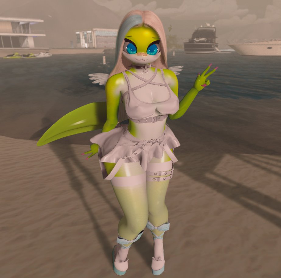 dogmulder's tweet photo. My outfit for yesterday's grand opening of #NeoTropicSL! I had so much fun, please come by next time!
#secondlife #PhoenixShoresSL https://t.co/GXIGA9xVr1