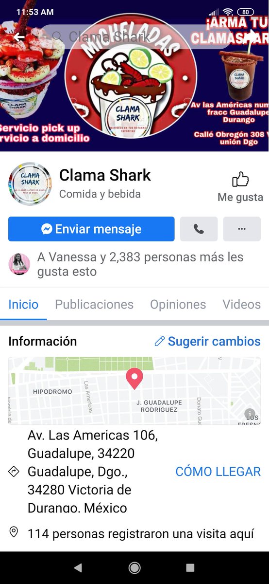 DelNorteRepArt's tweet photo. @InspectoresDGO hola buen día nomás para informar que en este establecimiento están vendiendo bebidas a menores de edad y están a altas horas de la noche por favor hace algo al respecto y tiene las medidas necesarias para trabajar https://t.co/qVT6NqdWqN