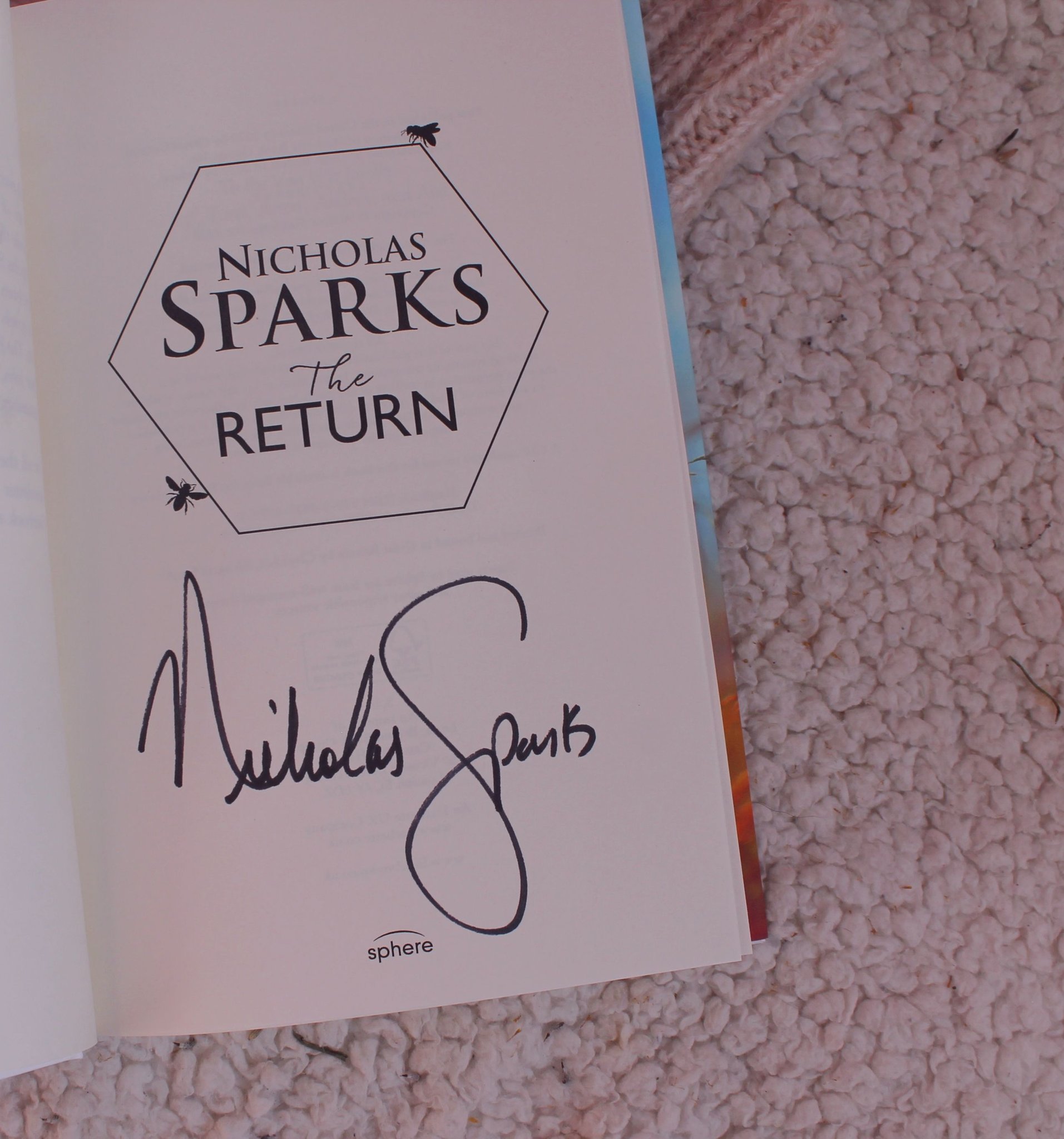 Waterstones “The Return” Nicholas Sparks Heather O' Gorman