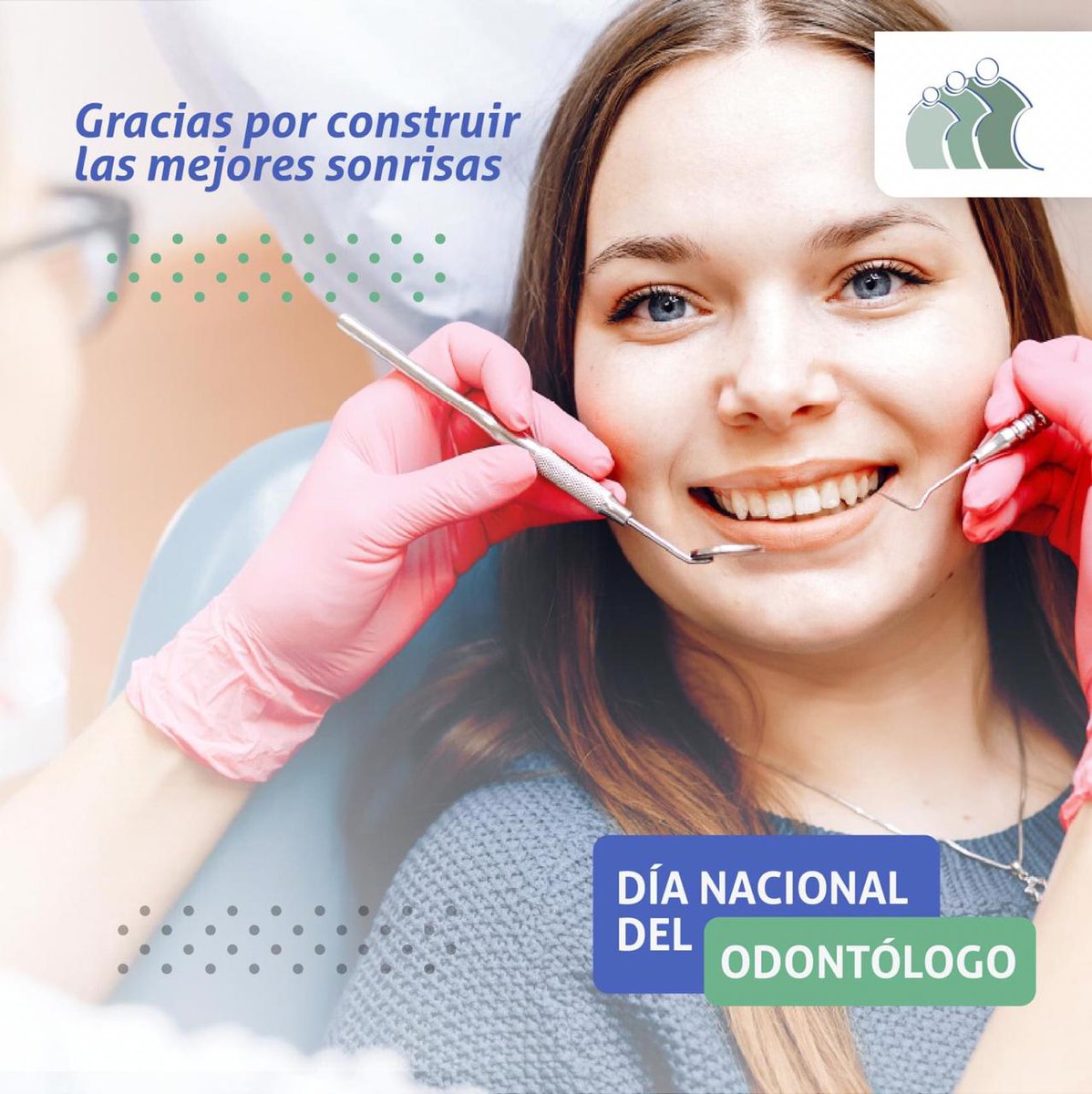 CompartaEPS's tweet photo. Feliz día a quienes moldean con su trabajo nuestra sonrisa, brindándonos salud, bienestar y una mejor cara para enfrentar la vida #FelizDiaDelOdontologo 
#CompartaEPS #bienestar #vidasana #deporte #alimentacion #nutrición #cuerpo #medicina #vidasaludable #calidaddevida https://t.co/6XFUbN6eQc