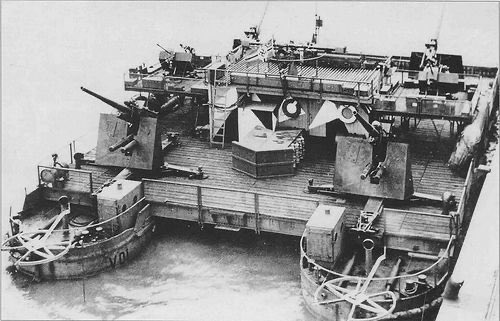 On the night of 01.07.44, after successful prior raids, German defences were heavily re-enforced with flak (including floating platforms) in anticipation of further ops.Pic - illustrative example. Do not know if Siebel’s were used. 8)