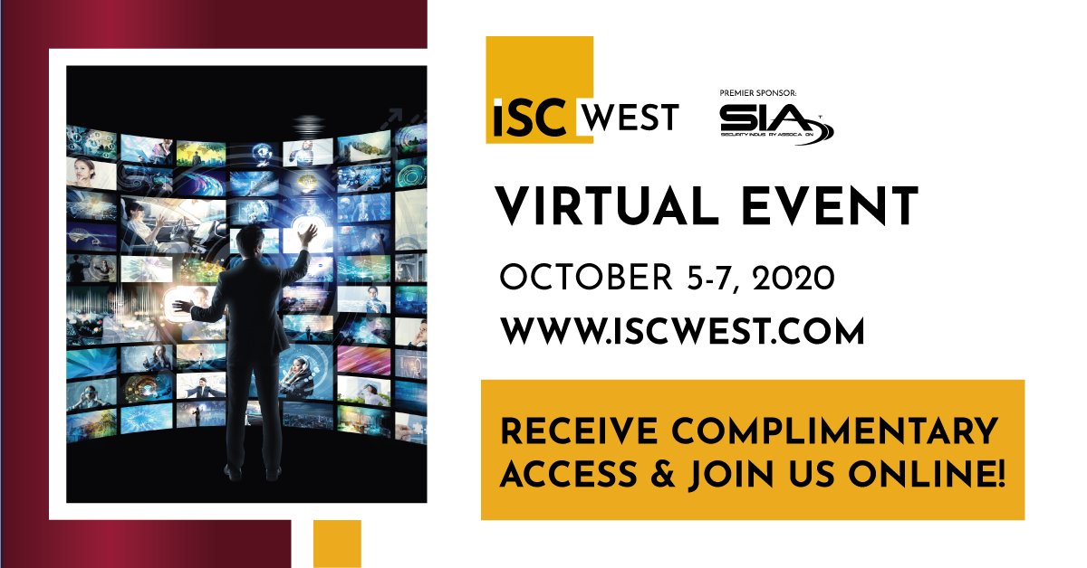 genetec's tweet photo. #ISCWest2020 by @ISCEvents goes live tomorrow!
Join us at the virtual #tradeshow from October 5-7 by registering now and receive complimentary access: https://t.co/N5e371O01I
#ProtectTheEveryday #Innovation #PhysicalSecurity #SaaS #IoT #SecNews https://t.co/CS5G3a9Df4