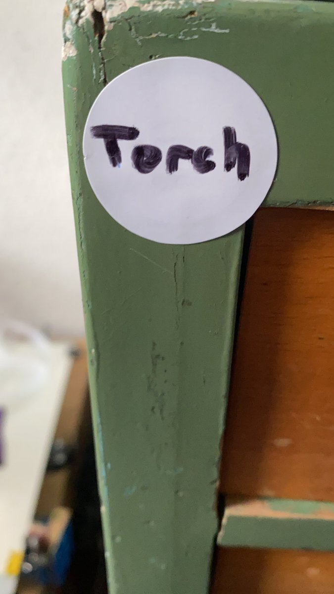sonicmakerspace's tweet photo. Every time I check the printer and have to funnel to turn on the phone torch. NFC tag FTW. #3dprinterlife https://t.co/L1byM4w1vQ
