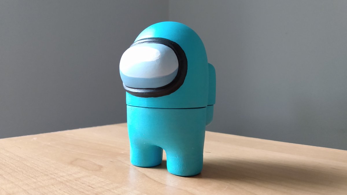 trilobug3d's tweet image. here's the finished print all painted up - video of the process is linked below along with the file for printing!