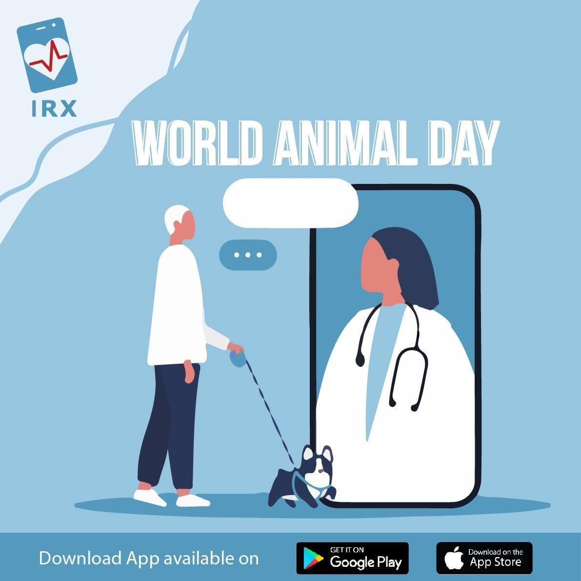Smartirx's tweet image. We are about you and your #pets 
Happy World Animal Day 🌎 
🦩🐙🐶🦁🐵

#smartirx #patients #doctors #md #familyphysician #pets #animals #dermatology #plasticsurgery #physicaltherapy