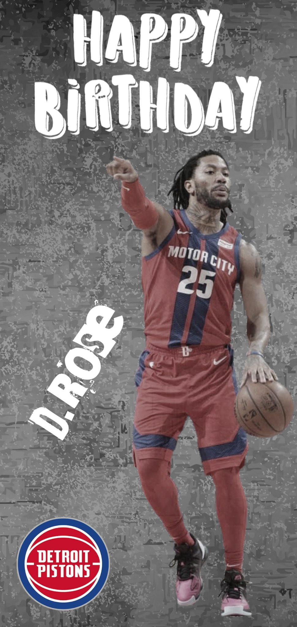      Happy birthday Derrick Rose  HBD               