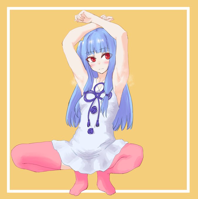 腋を見せてくれる葵ちゃん描きました 