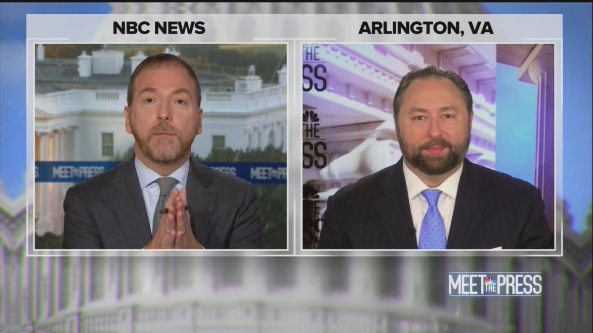 This morning  @MeetThePress gave Trump campaign spokesman Jason Miller a platform for 10 minutesNO DEMOCRAT was allowed on the show afterward to counter himI’m told a senior Democrat was booked—but Meet the Press canceled them AT THE LAST MINUTEThis is open Republican bias