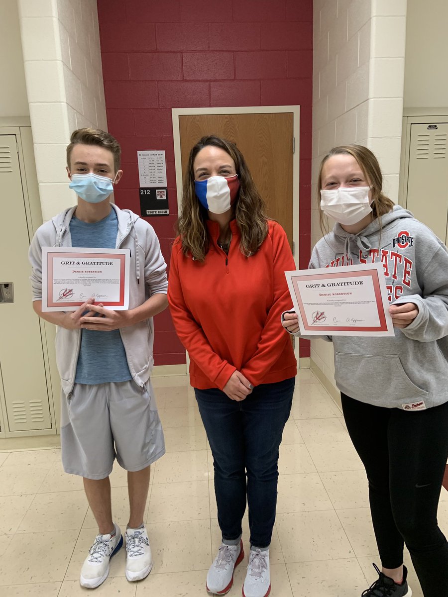 Congratulations to last week’s Grit and Gratitude Award winners! You can actually feel the positive emotion when these are presented affirming the power of kindness. Thank you students for you willingness to recognize staff for their efforts. #empower #together Go Red Devils!