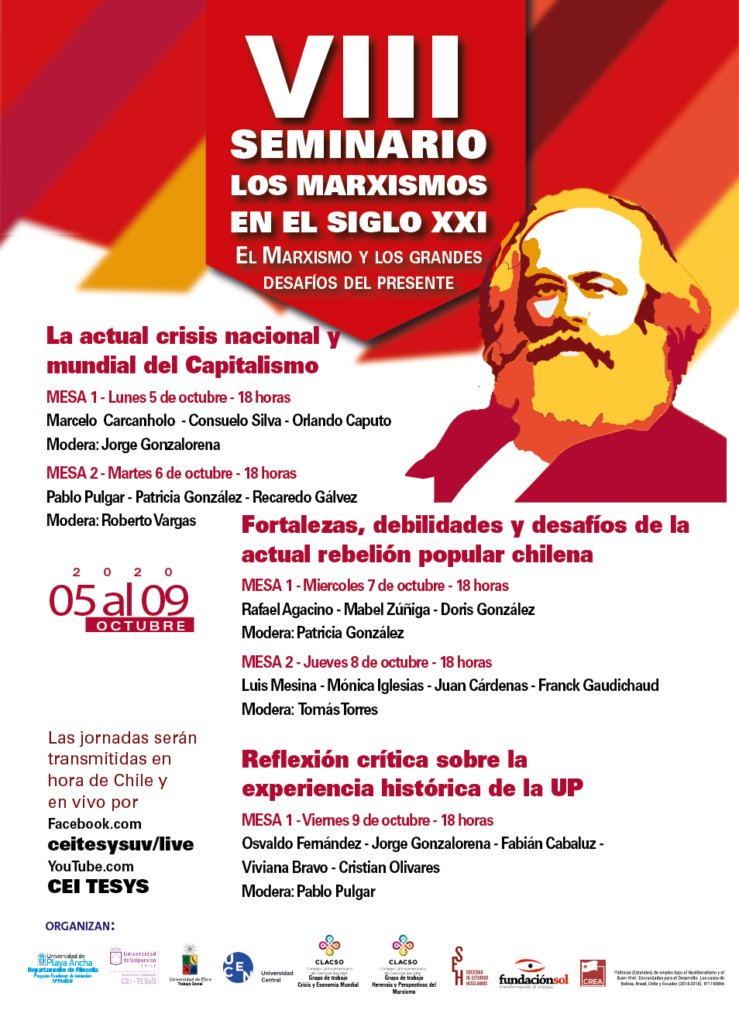 📣 VIII Seminario Los marxismos en el siglo XXI. El marxismo y los grandes desafíos del presente
🗓️ 5 al 9 de octubre
🖇️ + info: clacso.org/actividad/viii…
▶️ Sigue la transmisión en vivo por youtube.com/channel/UC15uT…
❗Participa el GT CLACSO Herencias y perspectivas del marxismo