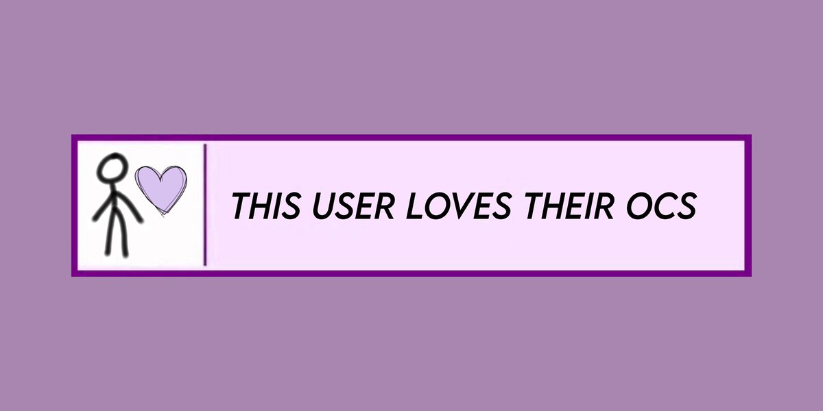 this user loves their ocs