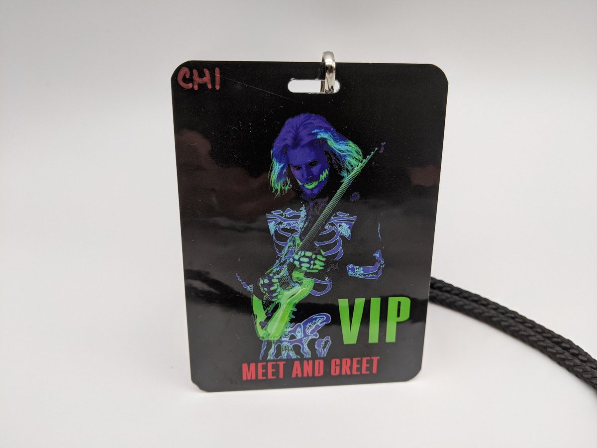 VIPmusicbiz's tweet photo. Who's missing live music and meet &amp; greets?Here are some cool items from the guitar genius @john5guitarist from 2019. https://t.co/lZFDReWuFs