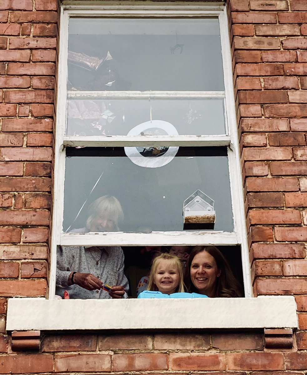 Lockdown Birthday - my 4yo niece lives just down the road, but no hugs today just a window wave and pulling presents up in a basket 🥰 #lockdown #BirthdayGirl <a href="/adshill/">Adam Hill FRSA</a> <a href="/ievauzule/">Ieva Hill</a>