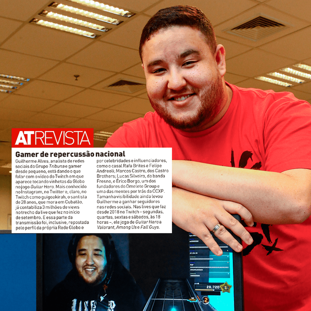 guigoakirah's tweet photo. A gente saiu na AT Revista desse domingo! ❤️ Quando eu comecei a fazer minhas lives, jamais imaginaria ter esse retorno. É muito difícil ser streamer, mas dessa vez eu persisti e tem sido maravilhoso! Obrigado, @raphasalles, amigos e família pelo apoio 🎉 Obrigado, #ATRevista! 🙏 https://t.co/3YzfKbc6sO