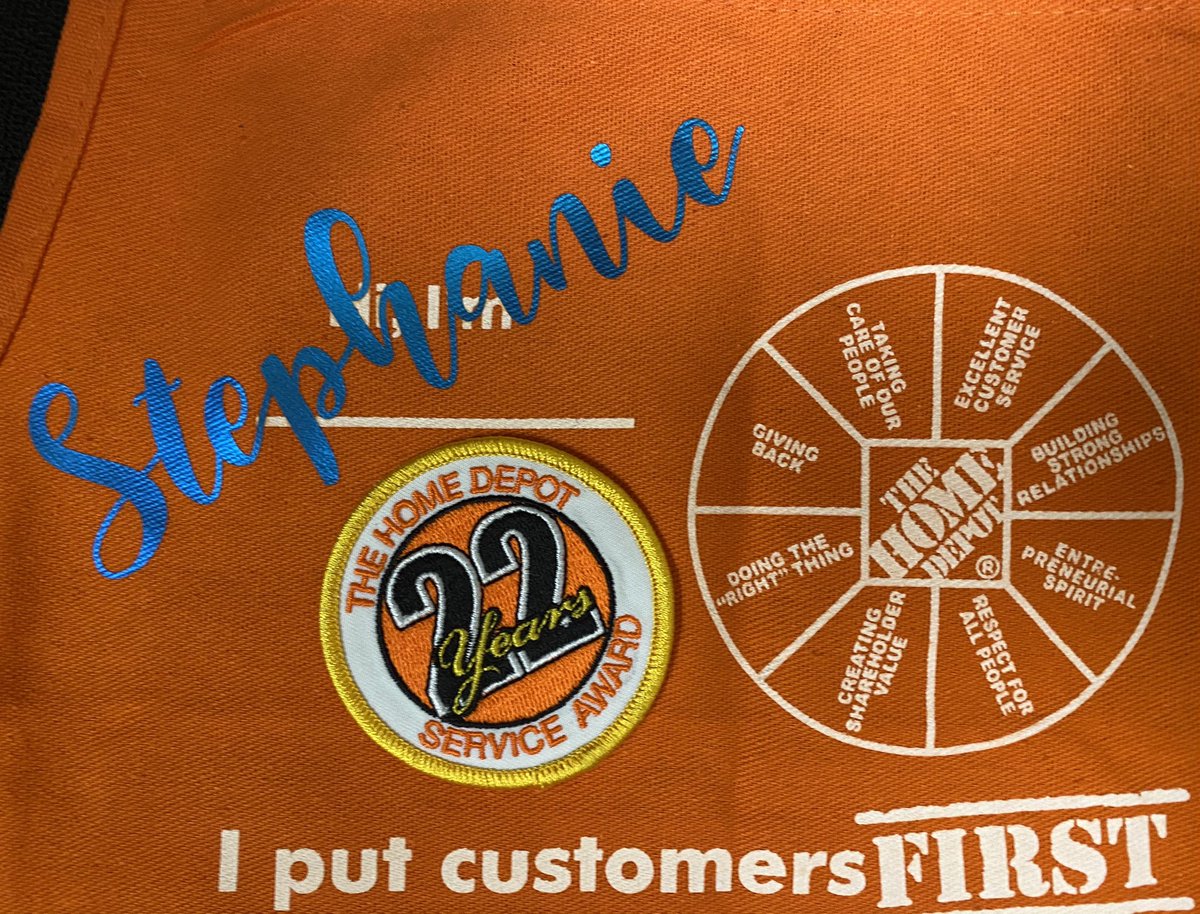 Well it’s official. I’ve been here over half of my life. 😂  In all seriousness this company has been a blessing to me and my family through the years. I wear my apron proudly every day, even on the tough days. Thank Home Depot!  <a href="/Cvillehomedepot/">0133 Home Depot</a>