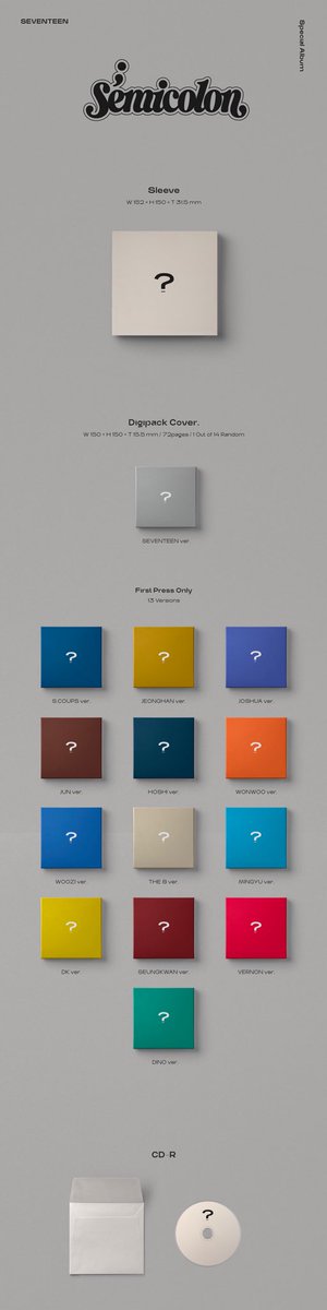 Saderd_Shop's tweet image. 📣มาแล้วจ้าาา เจ้าเซบงปักวันคัมแล้ว 2020.10.19 นี้ เวลา 16.00 น.(ไทย) รอบนี้เป็นสเปเชียลอัลบั้ม คาดว่าน่าจะคล้ายๆกับ director’cut(?) 

👉🏻เค้าเปิดพรีเหมือนเดิมนะค้าบบ เดี๋ยวราคามากแล้วจะมาลงฟอร์มน้าา

ว่าแต่.... 13 ปก??????
#SEVENTEEN #Semicolon #ตลาดนัดสวนแครอท #ตลาดนัดseventeen