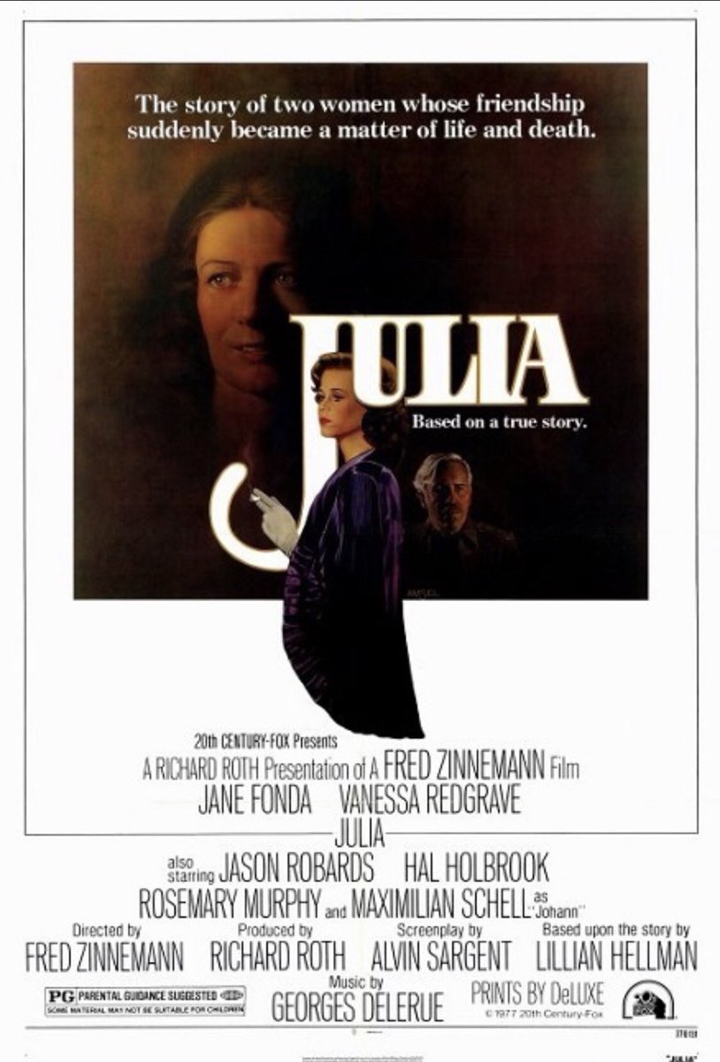 ... Jane Fonda was truly IT in the 70’s...her presence, her range are second to none.. hard core in  #Klute emotional in  #ComingHome inquisitive in  #TheChinaSyndrome and fearless in  #Julia ... 