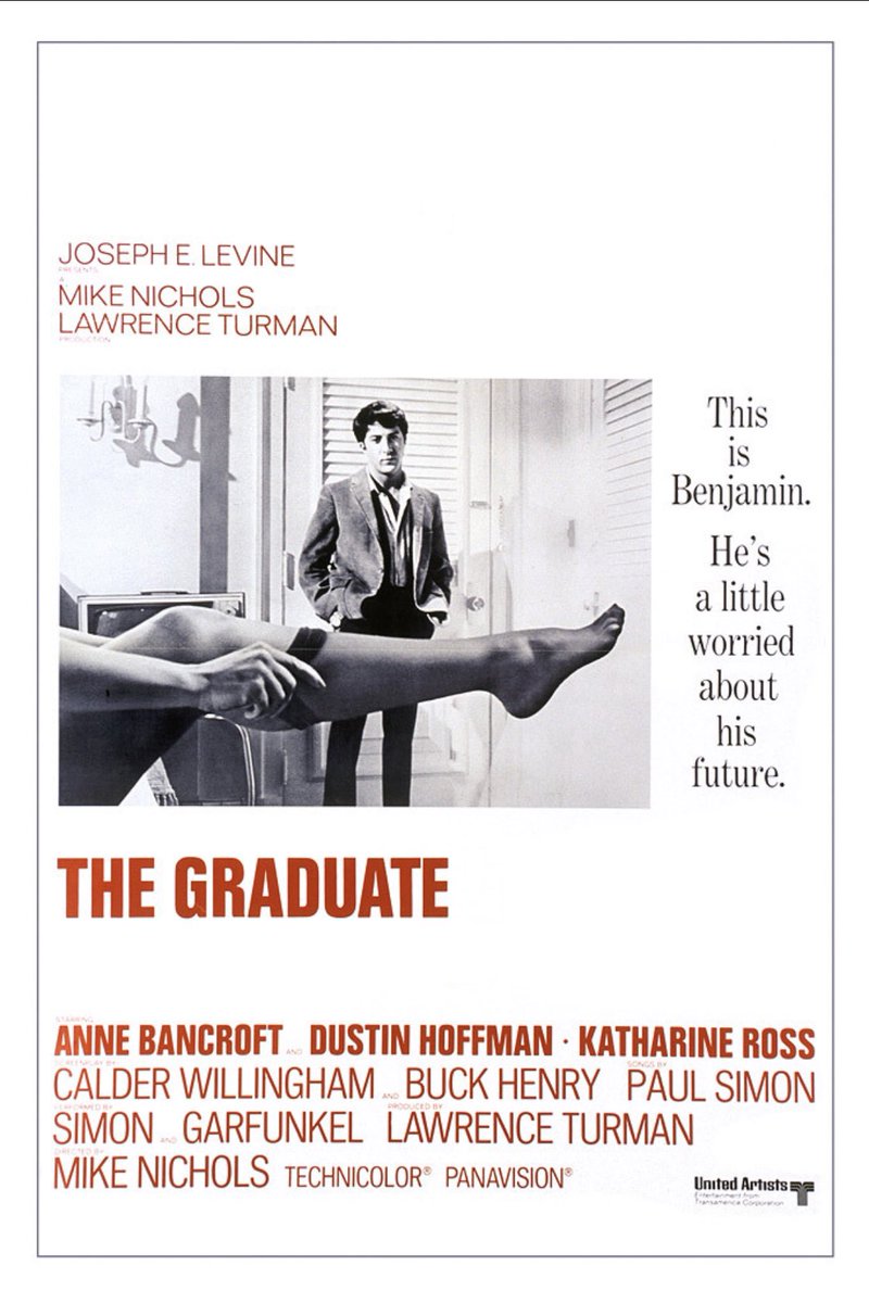 and so while the 80’s beckons, a quick dip into the 60’s with the still astonishing and relevant  #TheGraduate and gritty  #MidnightCowboy ...so many to watch and revisit...after the hard and brutal 70’s bring on the 80’s comedies ...