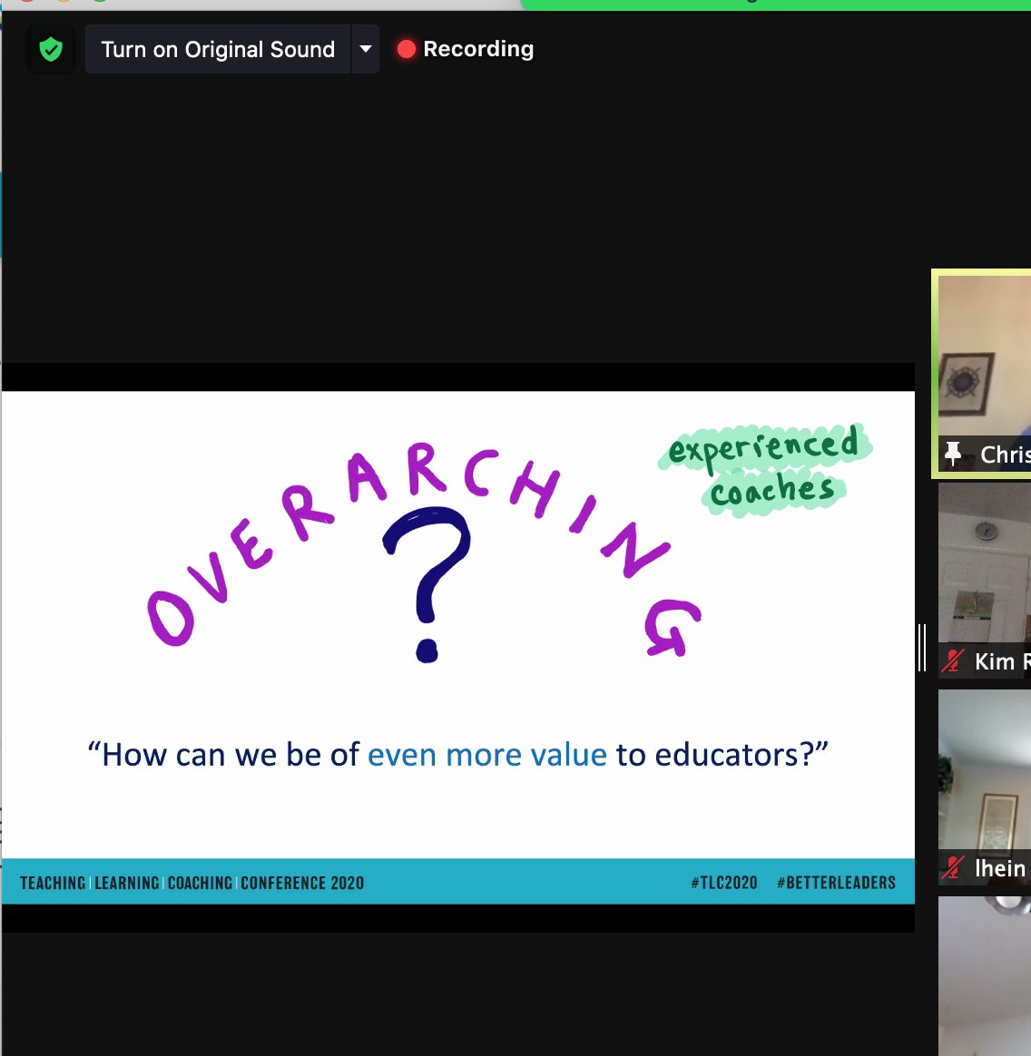 Attending #TLC2020 and listening to <a href="/ChristianvN/">C J van Nieuwerburgh</a>, "Coaching is the most important way to support professionals." 
<a href="/jimknight99/">Jim Knight 🇺🇦</a>, <a href="/CoachingPD/">Instructional Coaching Group</a>, #instructionalcoaching