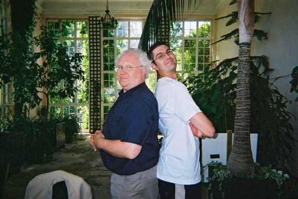 Today's photo comes from a hot day at Longleat in 2003, where I stood back to back with Doctor number 6, Colin Baker. We both put a lot of effort into our poses that day!
