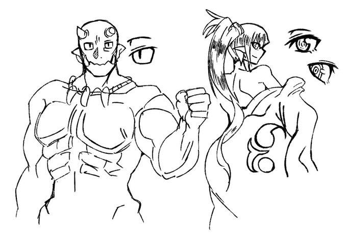 メモ
オークとエルフのコンビとか好きです。 