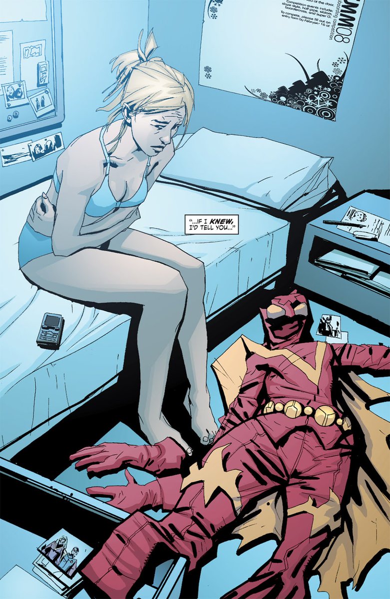 The next issue sees Bette thinking about giving up Flamebird