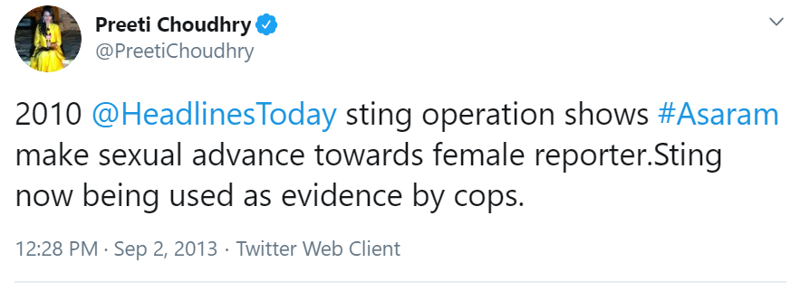  #YeBhaaratKePatrakaar Stings are good when they end up exposing others.Stings are V.E.R.Y bad when they end up exposing us.Samjhe?