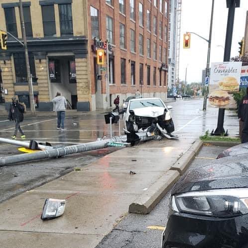 Remember everyone:Whether pedestrian, driver, or cyclist, safety in our public spaces is a shared responsibility. #VisionZero  #ZeroVision  #SharedResponsibility  #CarCultureJohn & Jackson in  #HamOnt