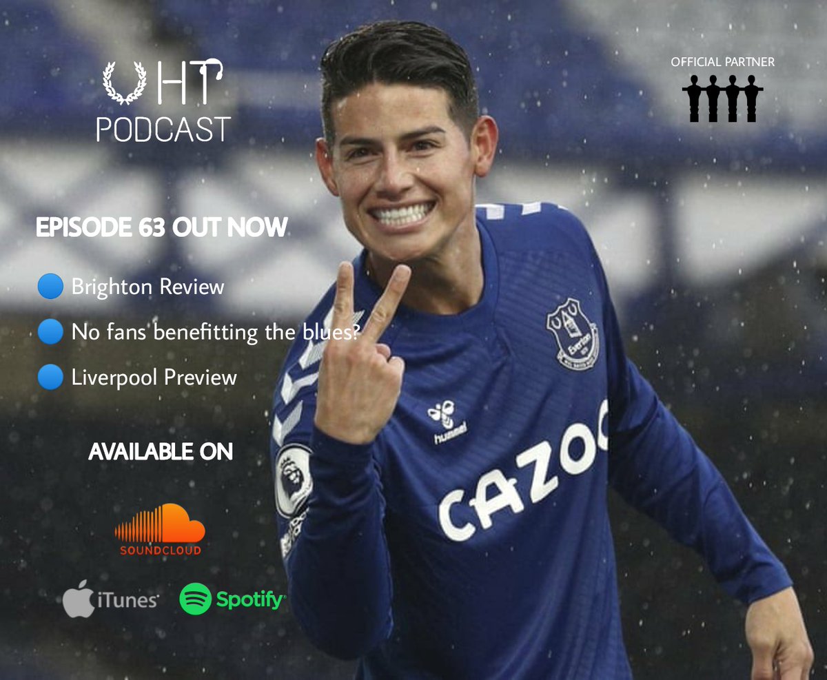 UHTPodcast's tweet photo. 🚨🚨🚨 Episode 63 Out Now 🚨🚨🚨

With special guest @MJDillon7

🔵 Brighton Review
🔵 No fans benefitting the blues?
🔵 Liverpool Preview

Featuring Spirit of the Blues 🎵

Available now on @SoundCloud, @iTunes and @Spotify 

#UHTPodcast #EFC #COYB #Everton https://t.co/3I3rRWqUFM