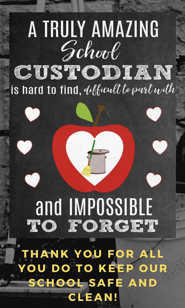 On Friday, <a href="/SilverSpringES/">SilverSpringES</a> celebrated our amazing custodians ~ Thank you Mr. McNaughton, Mrs. Berkheimer, &amp; Mrs. May for all you do to keep our school clean, safe, and sanitized!